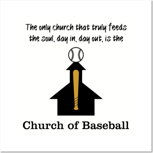 Church of Baseball Posters and Art